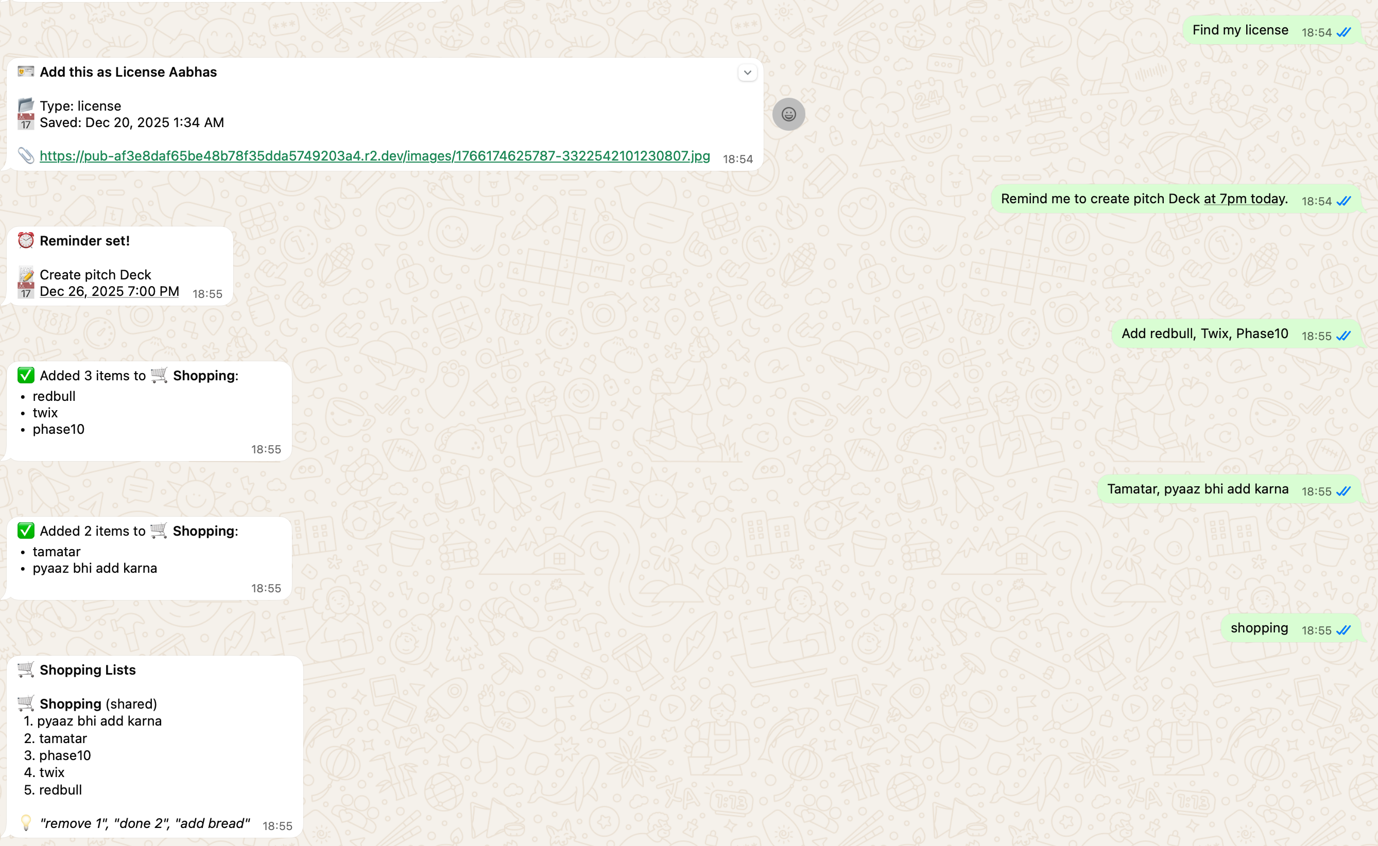 SAM WhatsApp Assistant